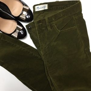Madewell Green Corduroy Pants - 28x32
